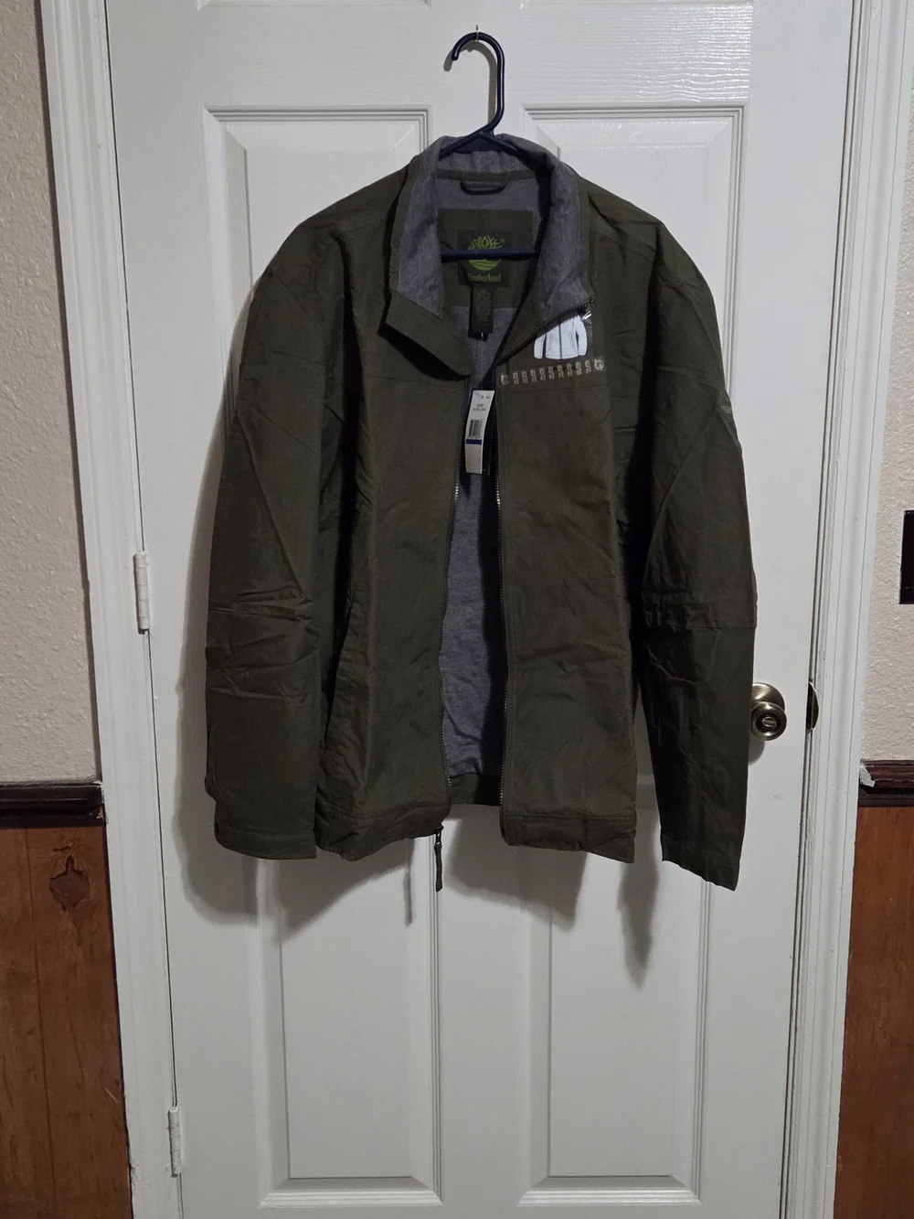 Timberland Surplus Green Hooded Jacket with Zip